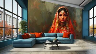  Bangladeshi young woman Wall mural